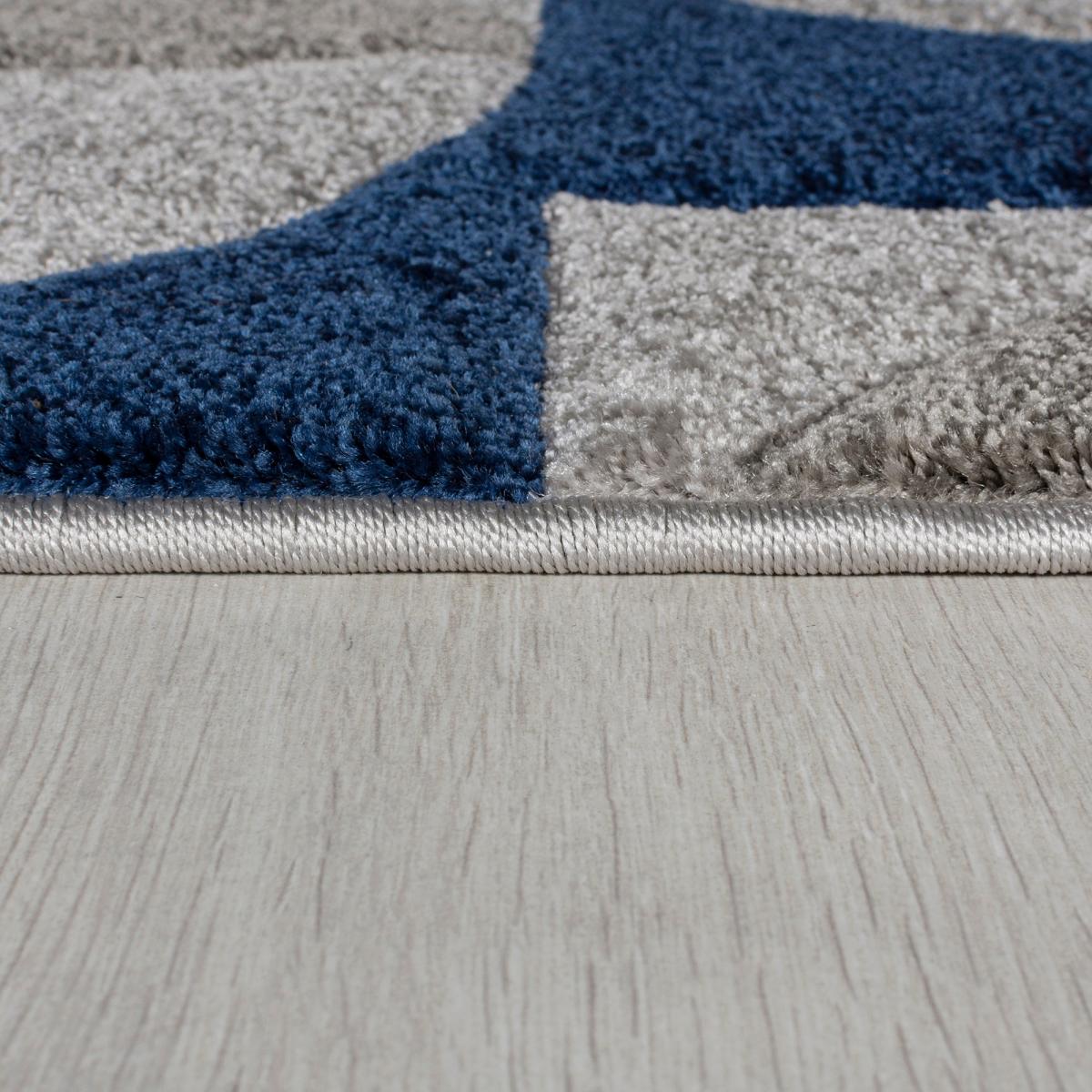 Elements Ivar Rug Navy Blue/Grey – image 4