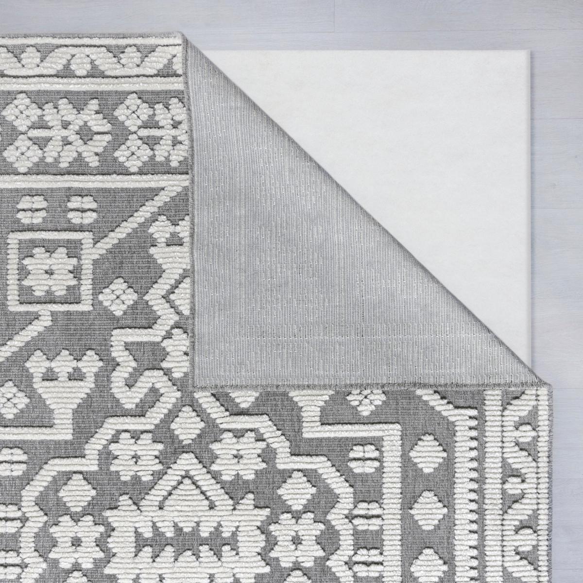 PractiRug Torres Global Washable Rug Grey – image 5