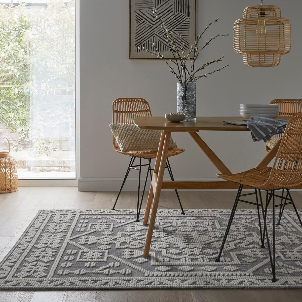 PractiRug Torres Global Washable Rug Grey – image 1