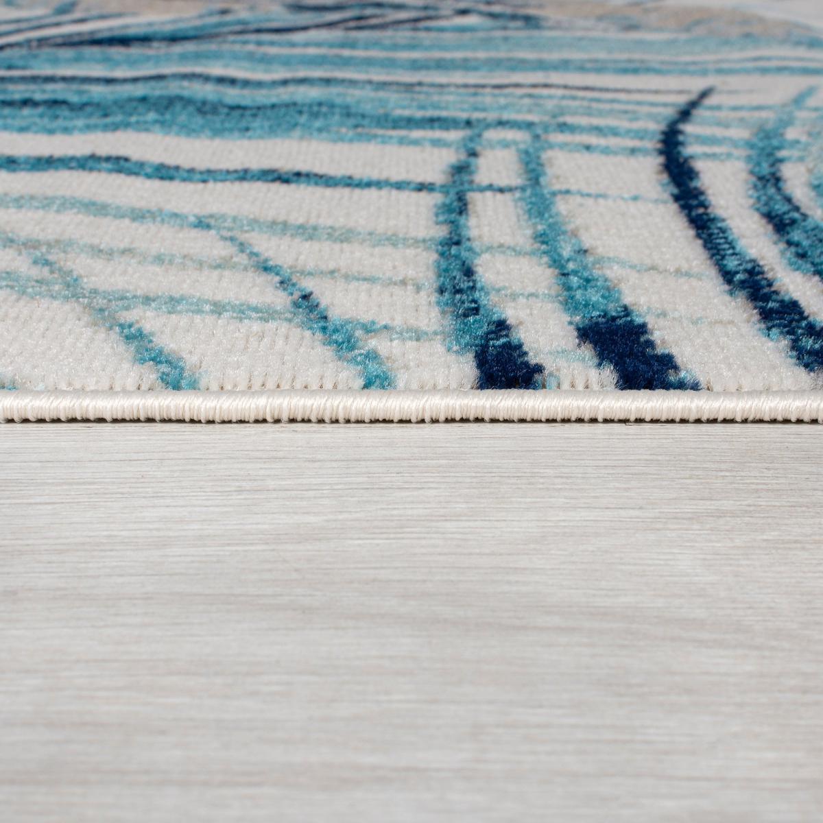 Rainforest Indoor Outdoor Rug Dark Blue – image 4