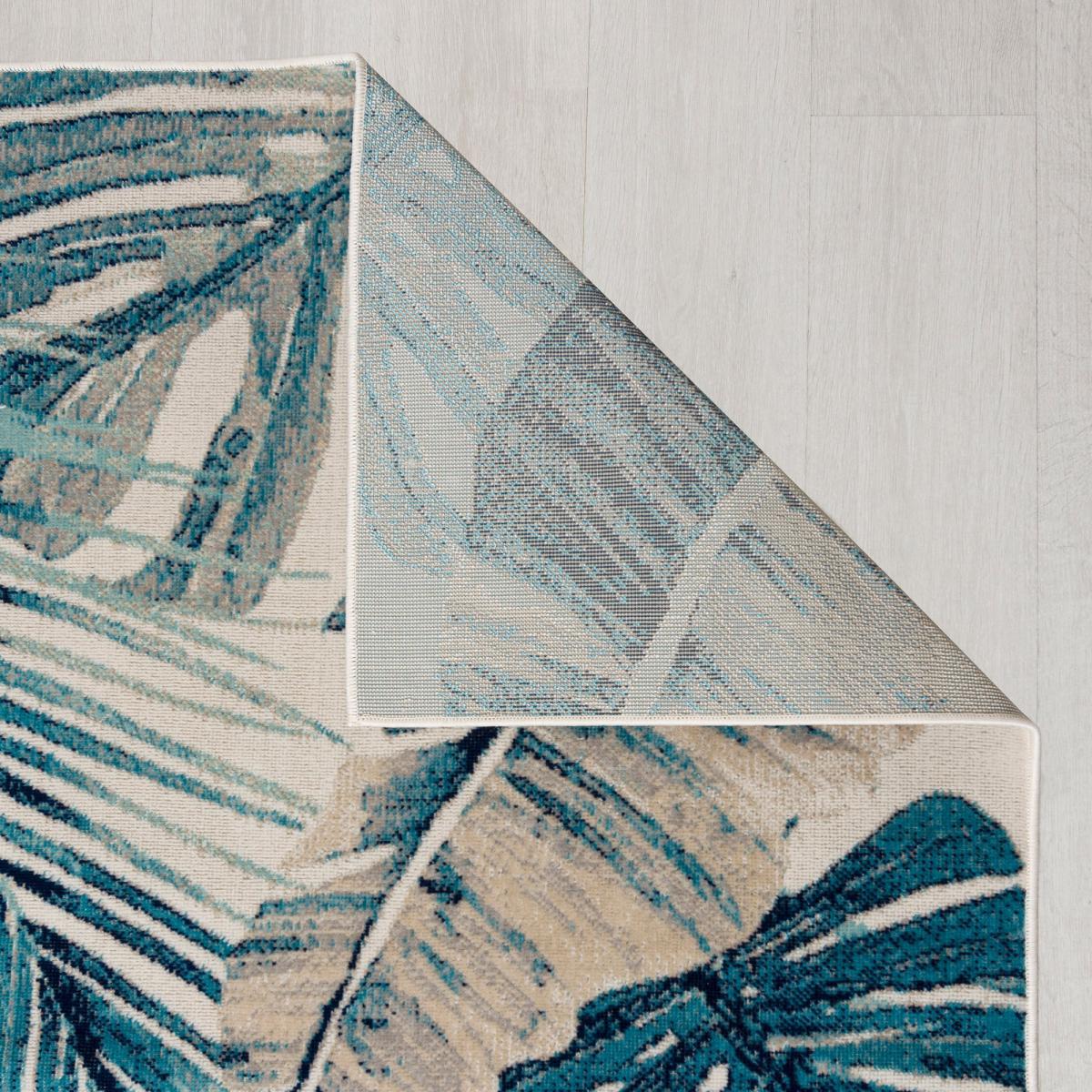 Rainforest Indoor Outdoor Rug Dark Blue – image 5