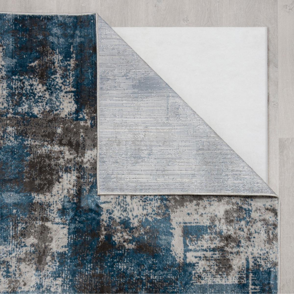 PractiRug Piper Washable Rug Blue – image 5