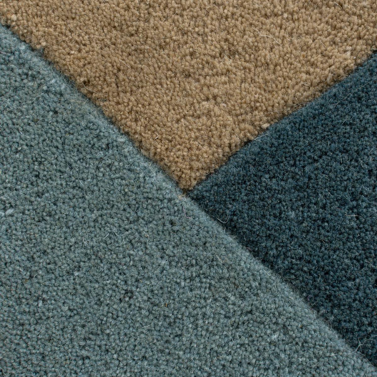 Harper Wool Rug Green, Beige and Grey – image 4