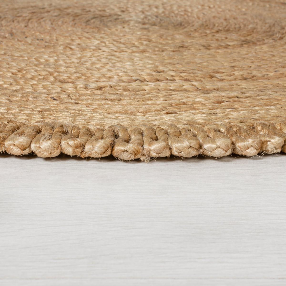 Eta Jute Circle Rug Natural (Brown) – image 4