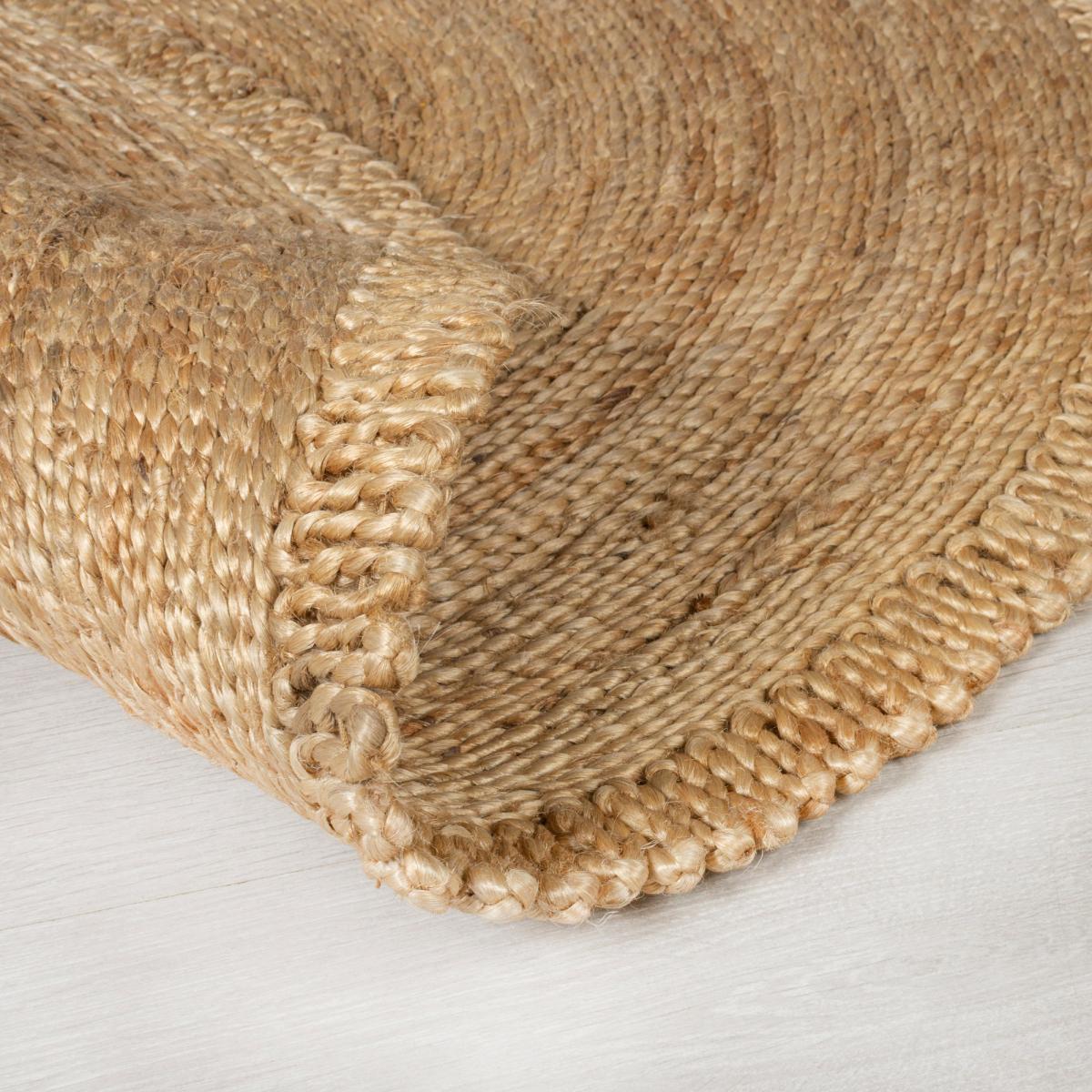 Eta Jute Circle Rug Natural (Brown) – image 5