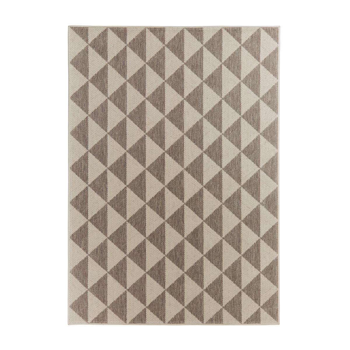 Reversible Geo Indoor Outdoor Rug Orange/White – image 3
