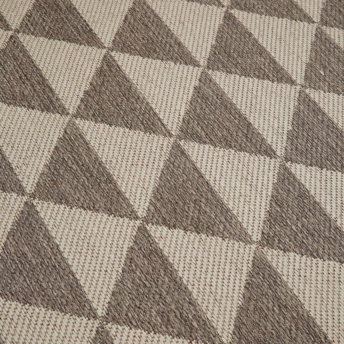 Reversible Geo Indoor Outdoor Rug Orange/White – image 4