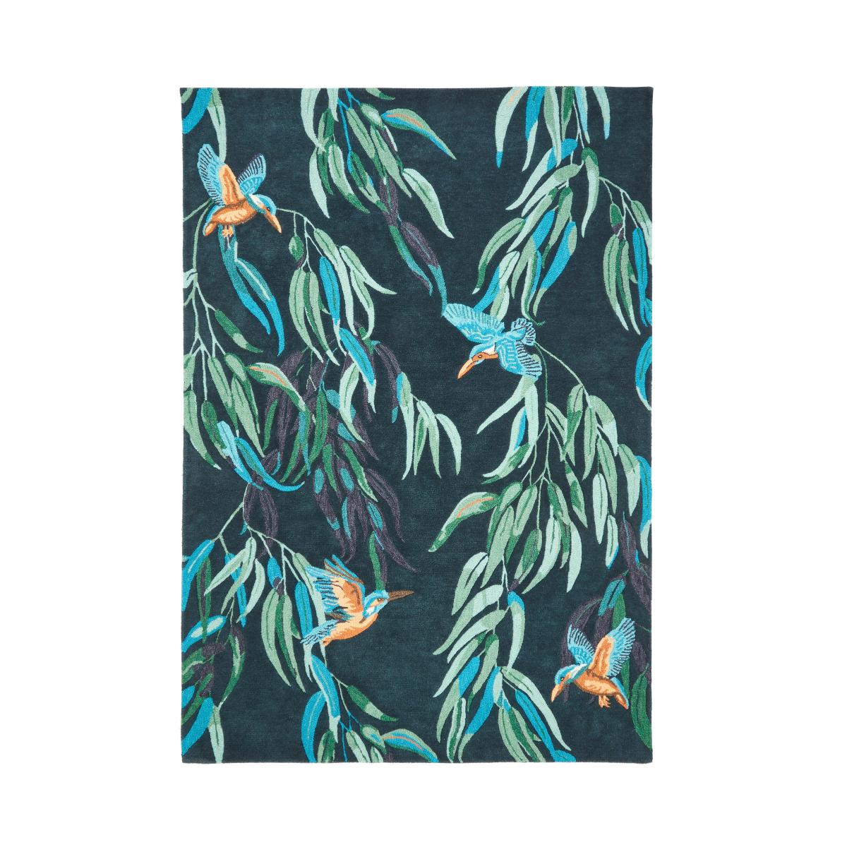 Kingfisher Wool Rug Navy – image 4