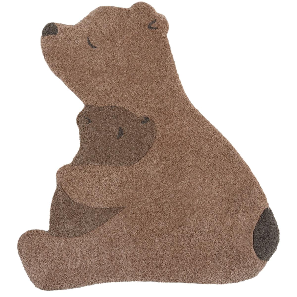 Snuggle Bear Rug Brown – image 2
