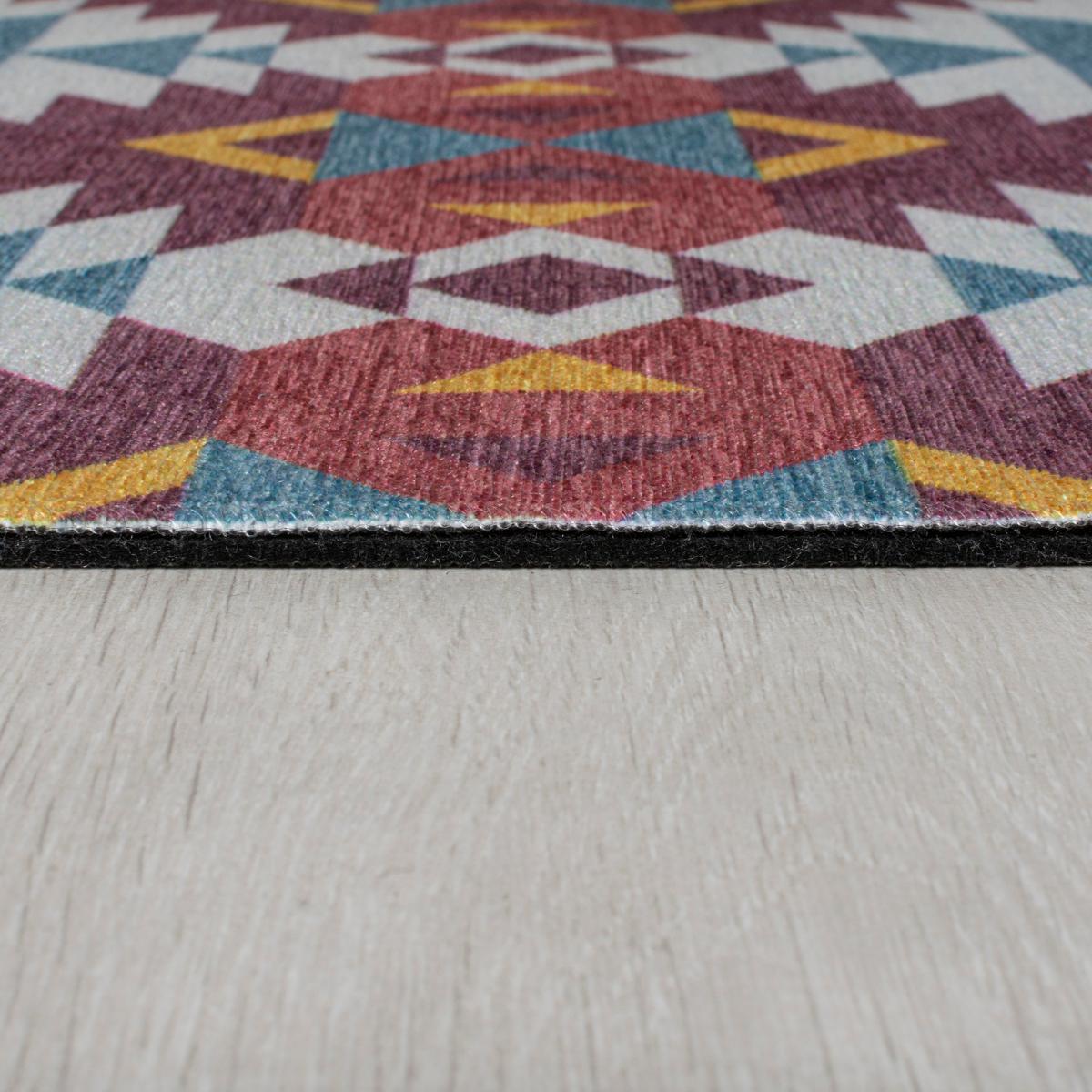 Match Kole Aztec Washable Rug MultiColoured – image 4