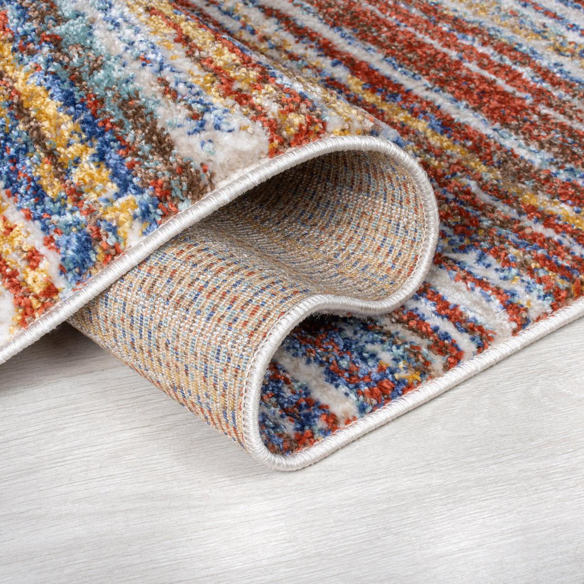 Nadia Stripe Rug MultiColoured – image 5