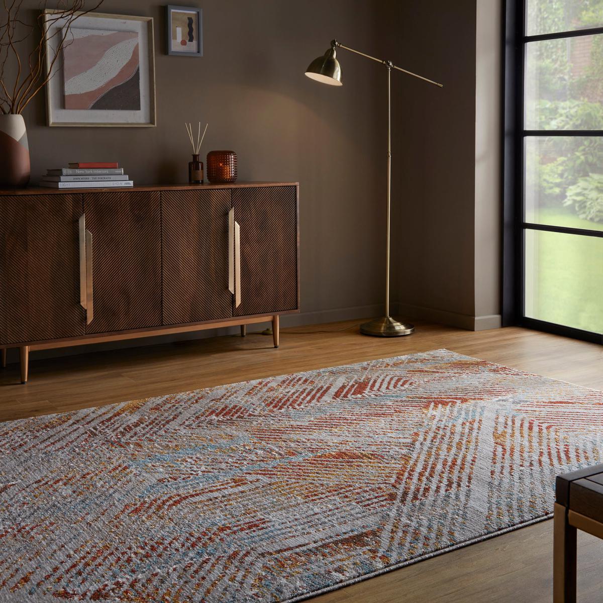 Ines Linear Rug MultiColoured – image 1