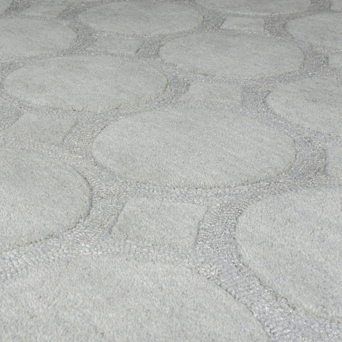 Delphi Wool Rug Silver – image 3