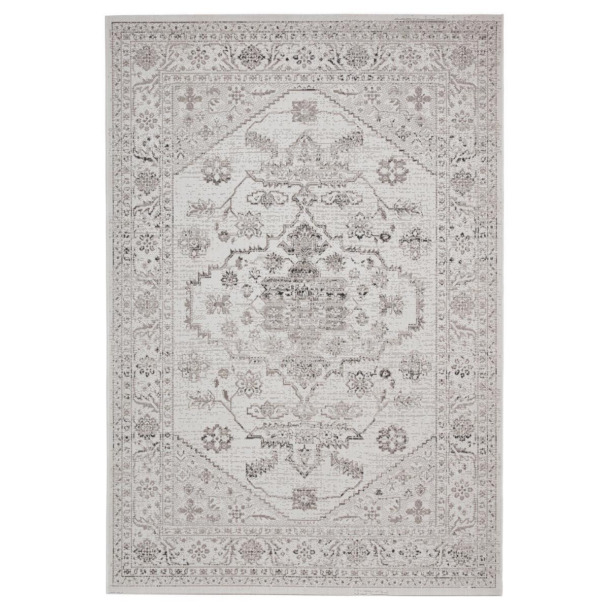 Miami 19517 Indoor Outdoor Rug Miami Ivory Black – image 3