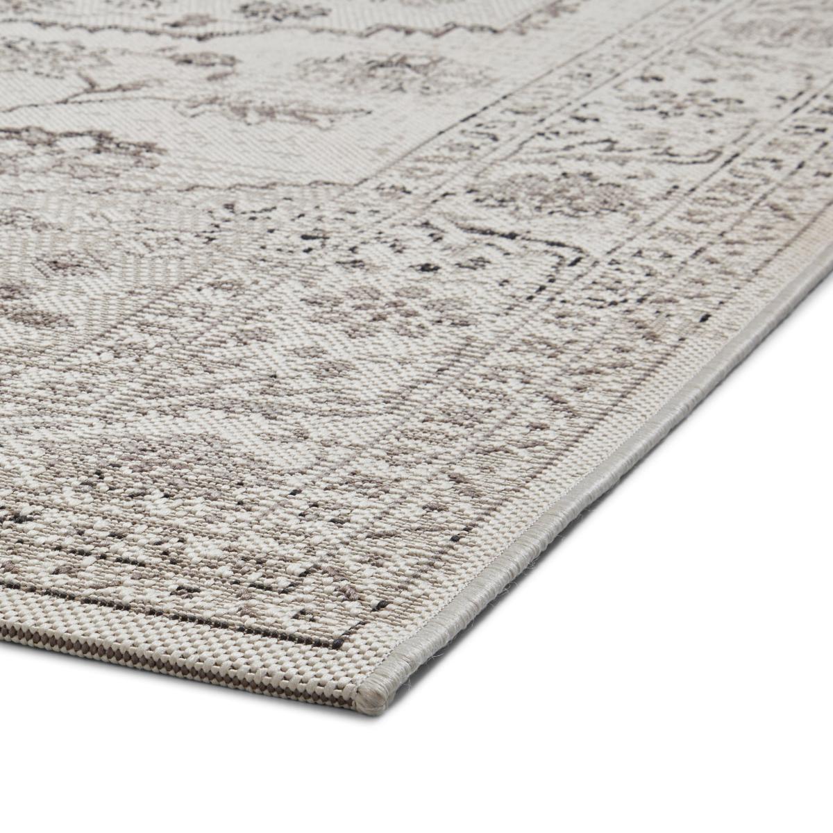 Miami 19517 Indoor Outdoor Rug Miami Ivory Black – image 7