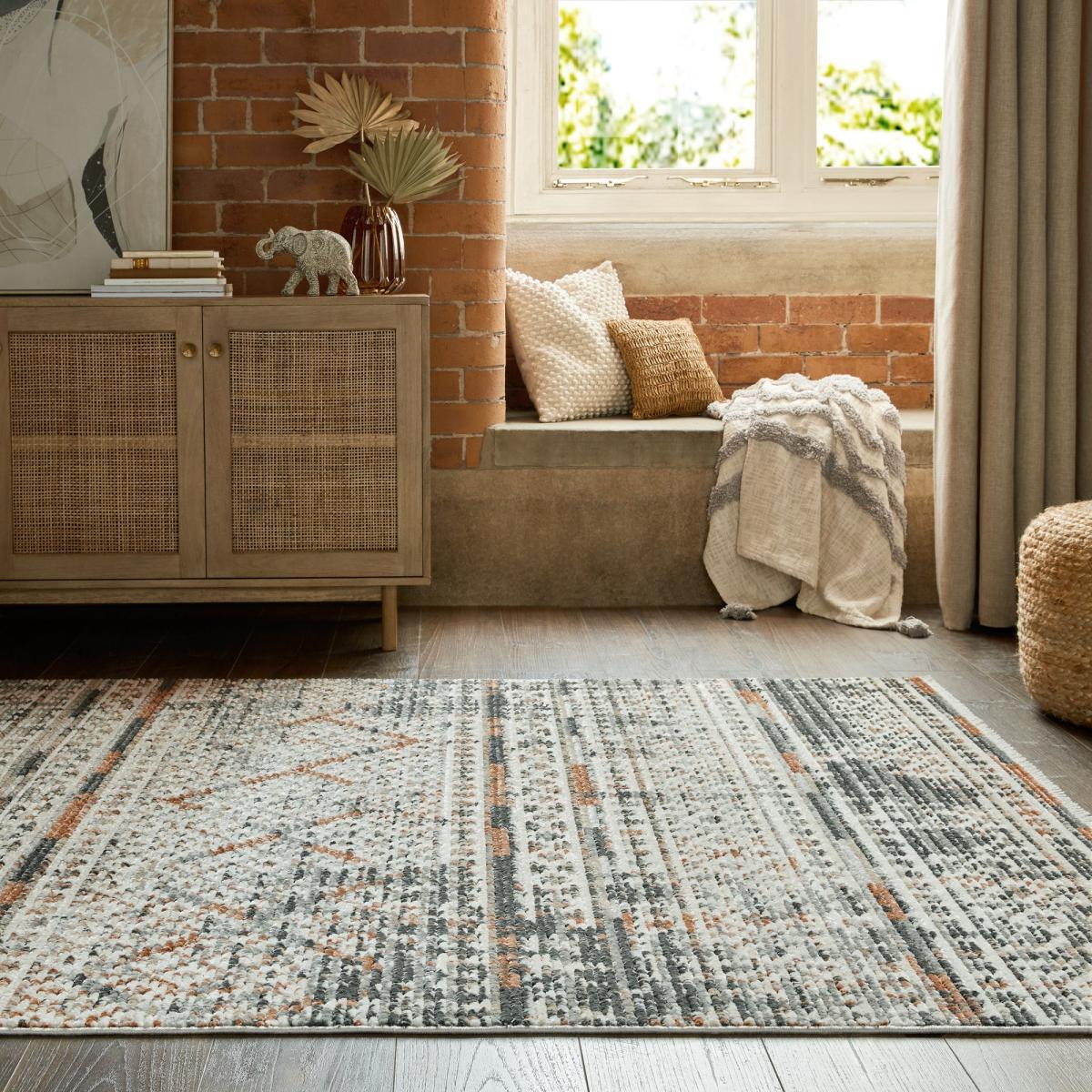 Spencer Flatweave Rug Rust – image 1