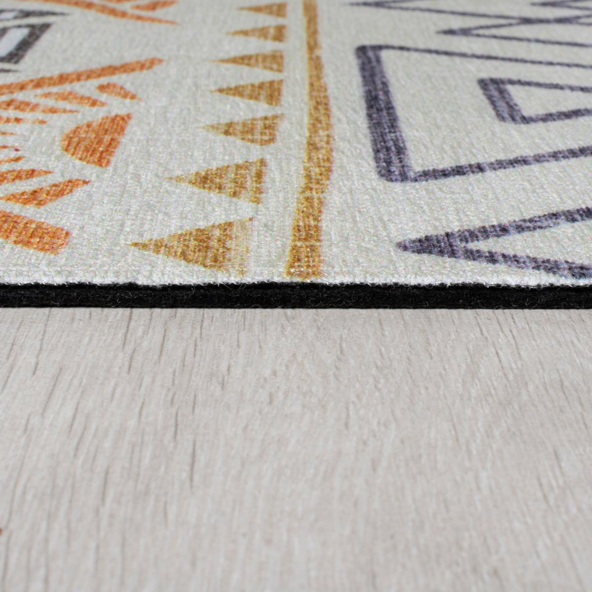 Match Lyle Aztec Washable Rug MultiColoured – image 4