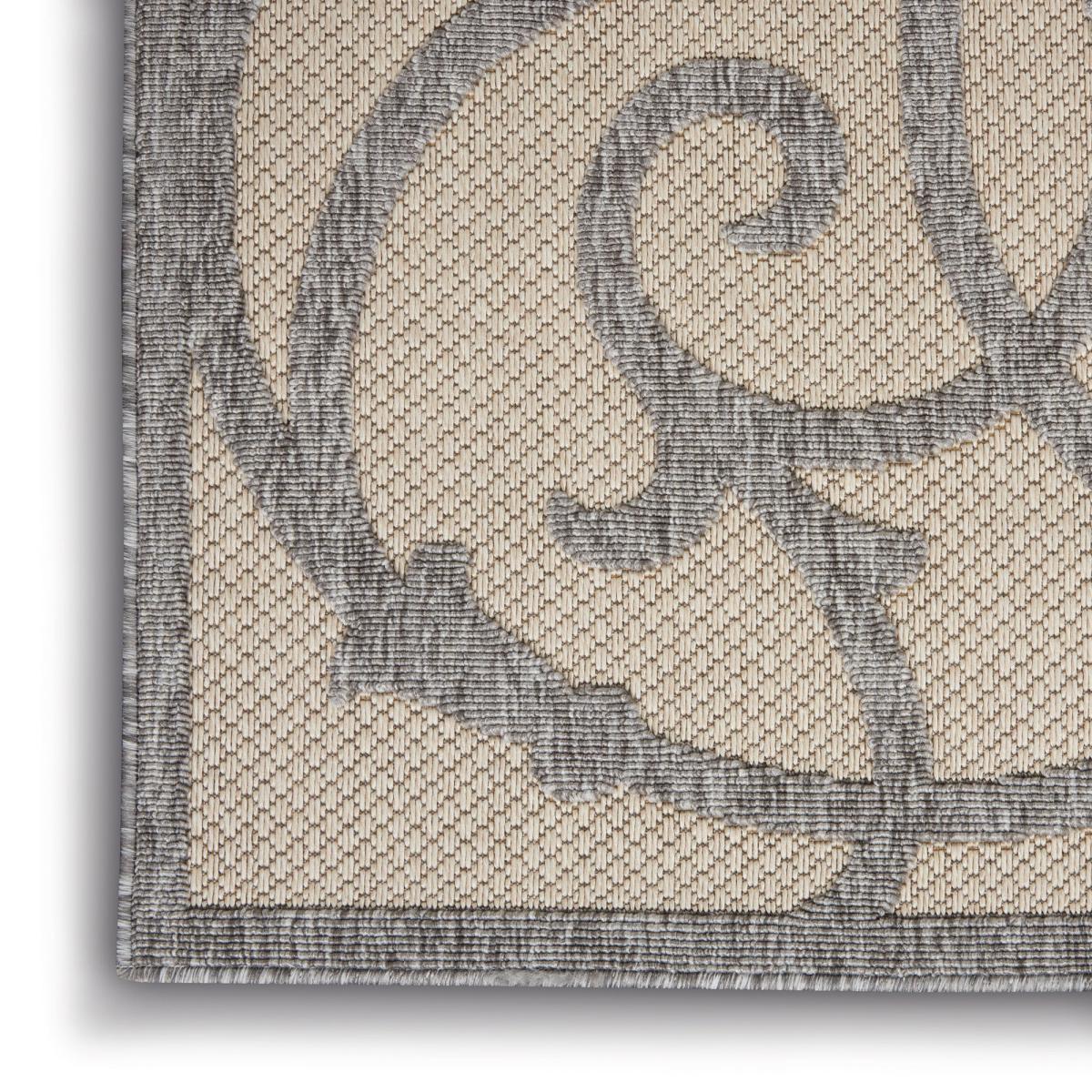 Cozumel Scroll Indoor Outdoor Rug Cream – image 10