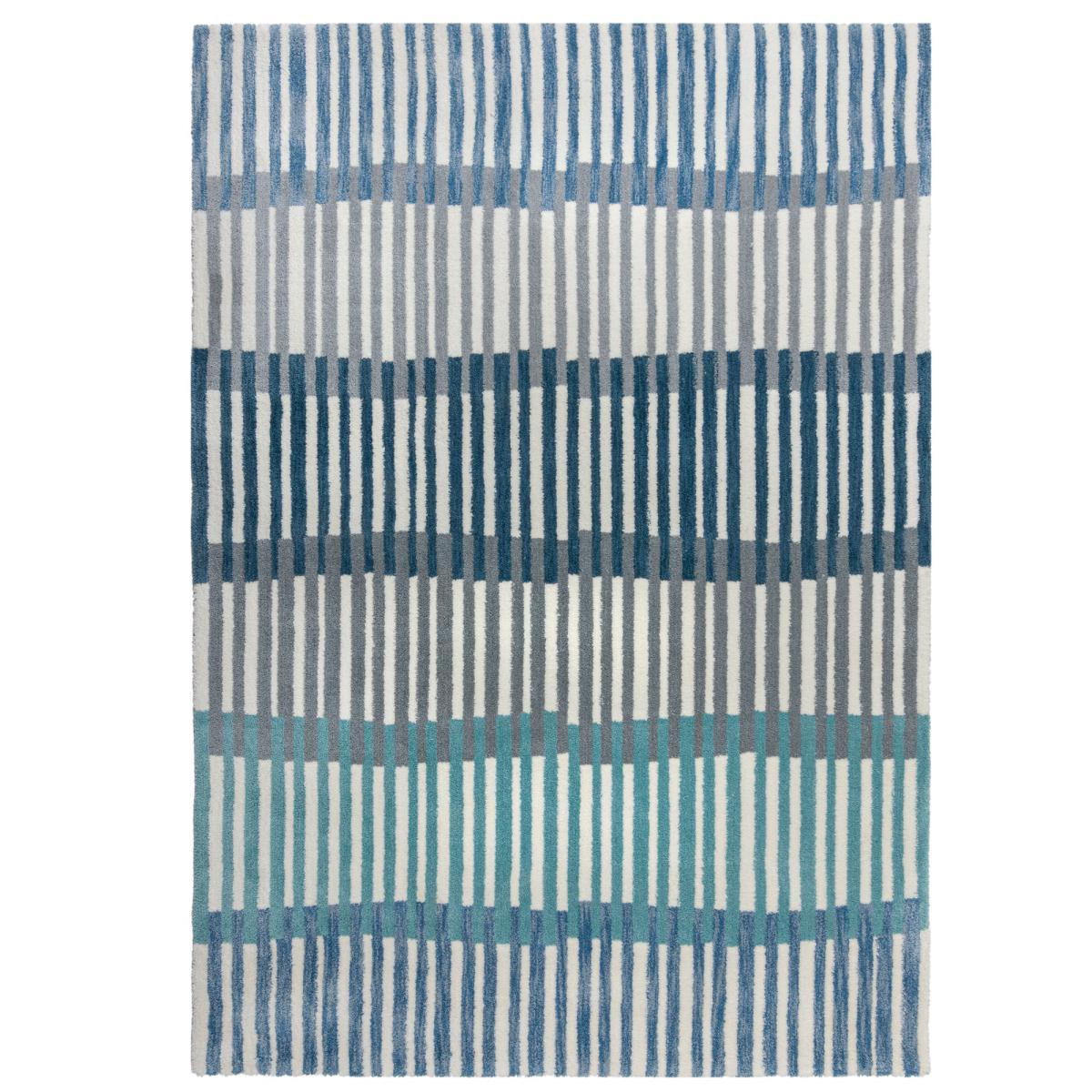Linear Stripe Rug Linear Stripe Denim – image 2
