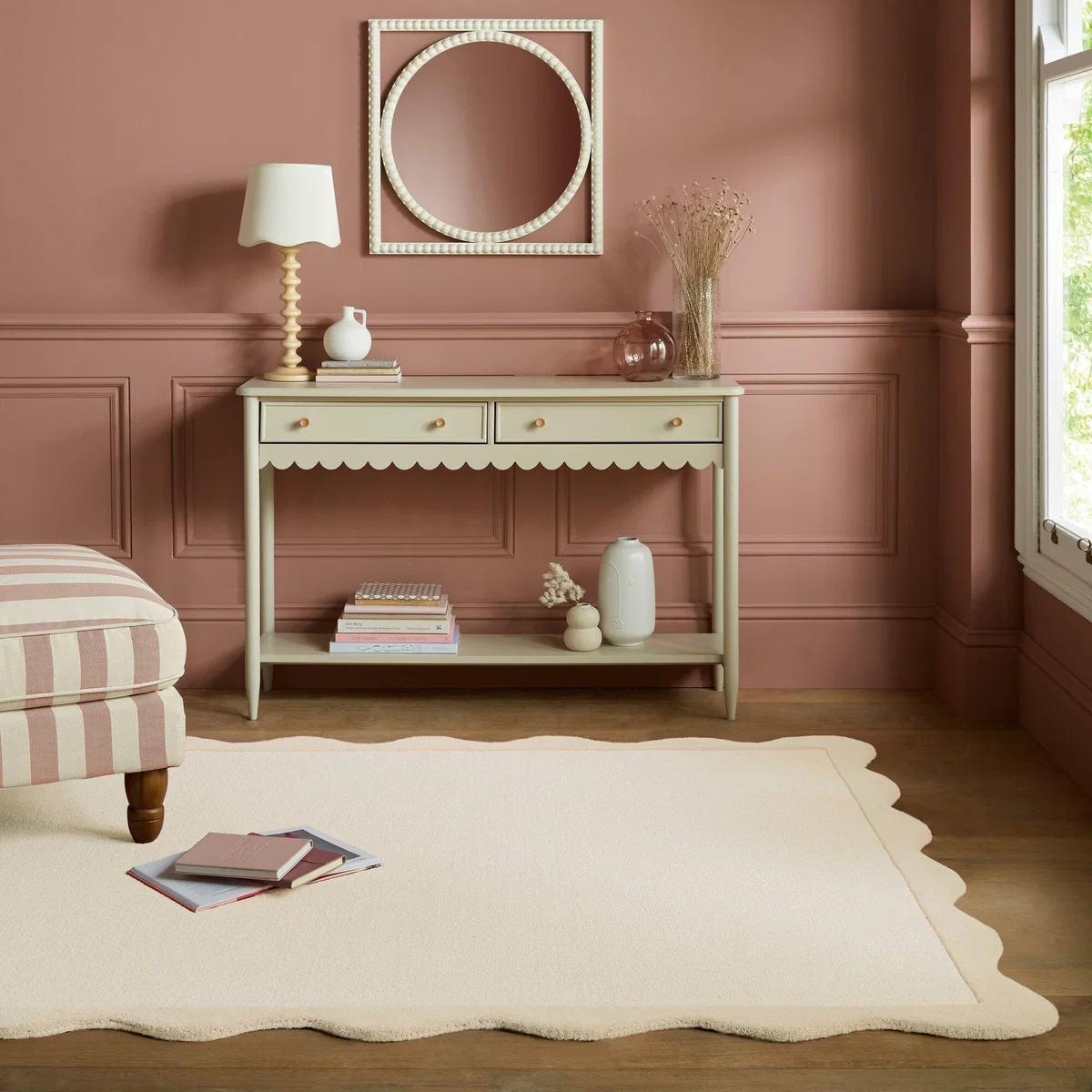 Bonnie Scallop Wool Rug – image 1