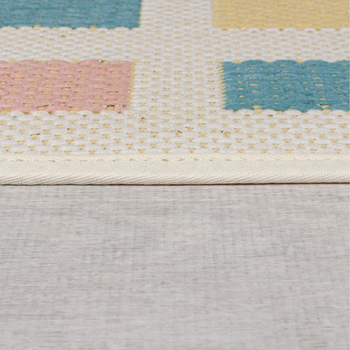 Pastel Stripe Oval Indoor Outdoor Rug Pastel (Multi Coloured) – image 4