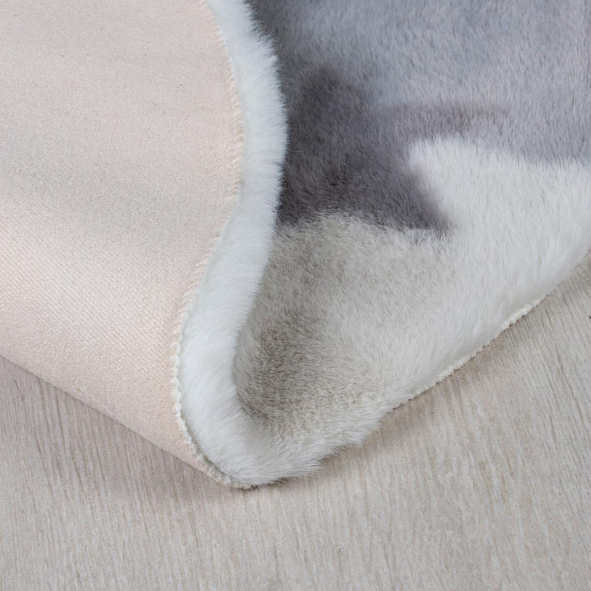 Mylo Moon Faux Fur Rug Grey – image 5