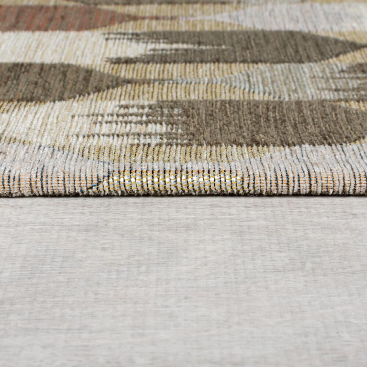 Kelso Geometric Chenille Rug MultiColoured – image 4