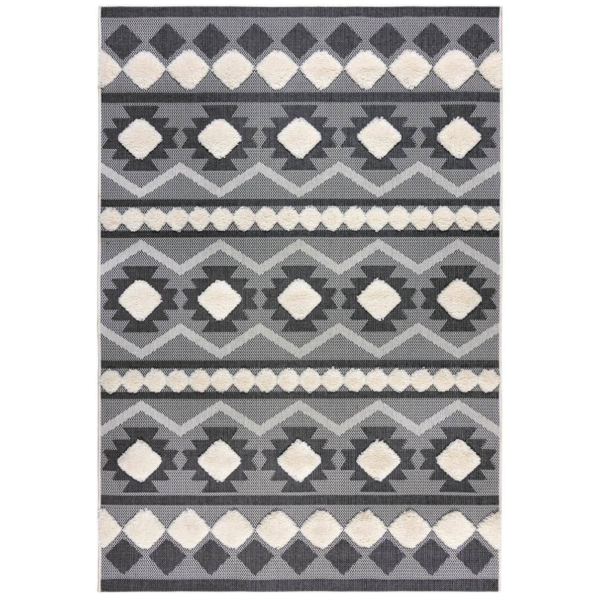 Rietti Indoor Outdoor Rug Black and white – image 2
