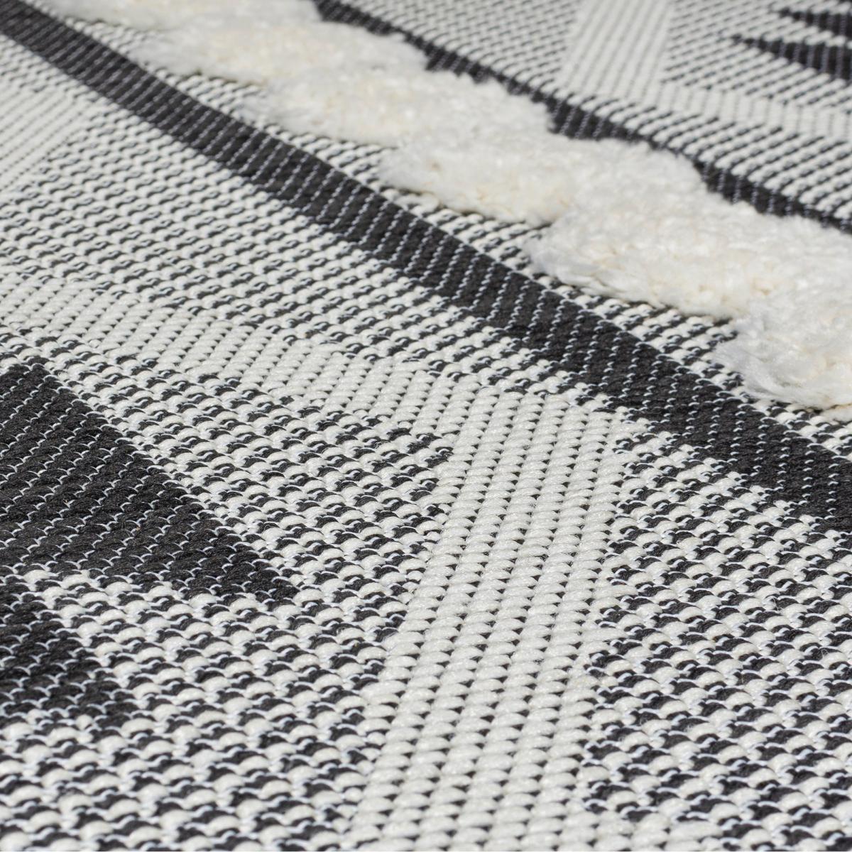 Rietti Indoor Outdoor Rug Black and white – image 3