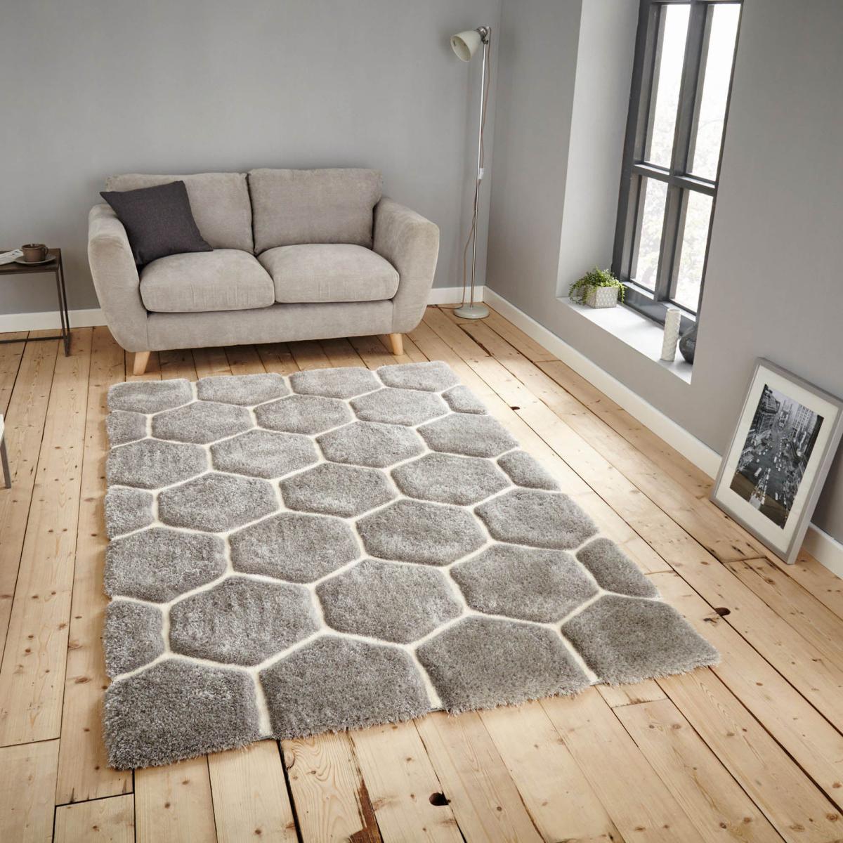 Noble House Honeycomb Rug Multi Coloured – image 2