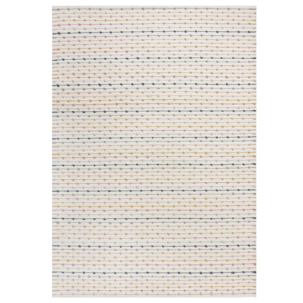 Elena Stripe Rug Blue, Yellow and White – image 3
