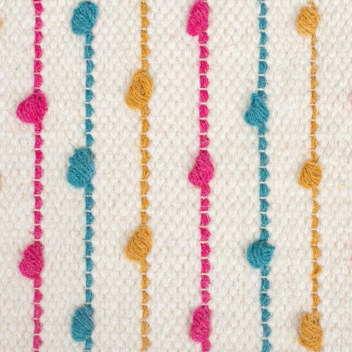 Elena Stripe Rug Blue, Yellow and White – image 5