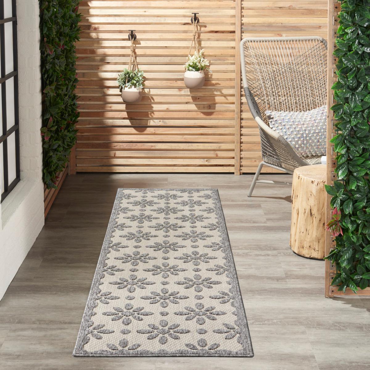 Cozumel Ditzy Indoor Outdoor Runner Grey – image 3