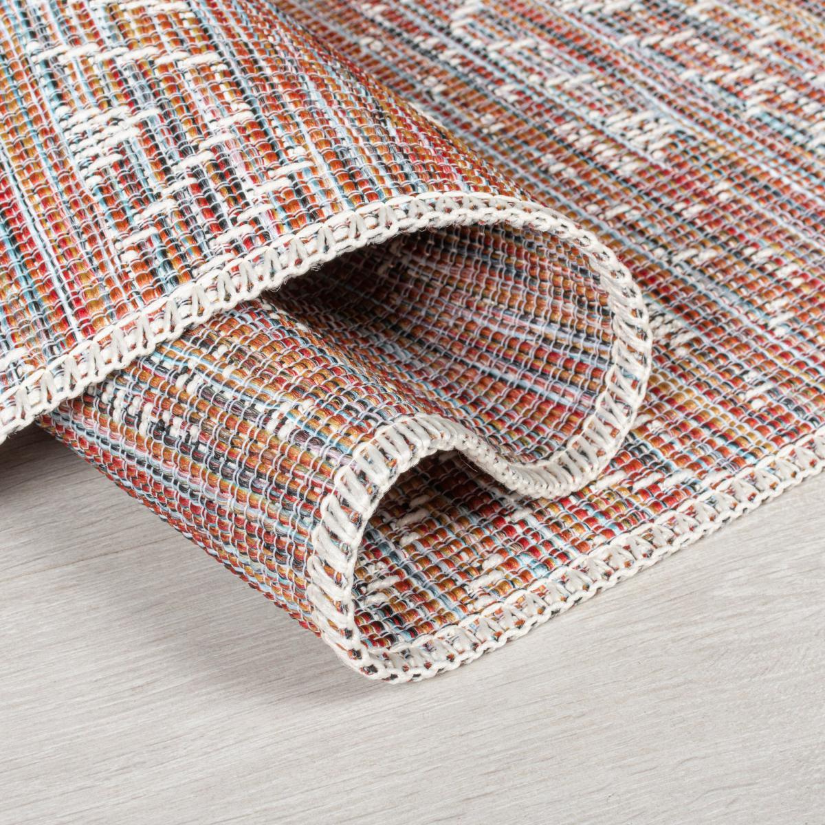 Sunset Terracotta Mix Indoor Outdoor Rug Terracotta – image 5