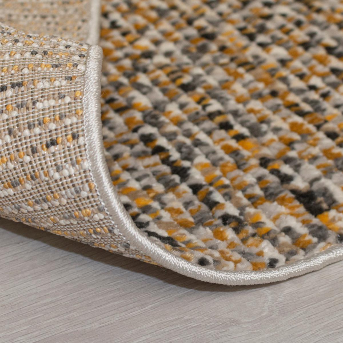 Lota Rug Yellow, Grey and White – image 4