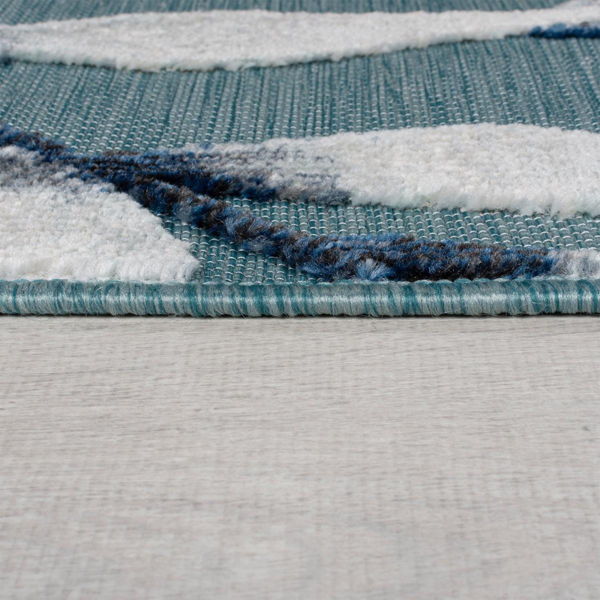 Willow Indoor Outdoor Rug Blue/Grey – image 4