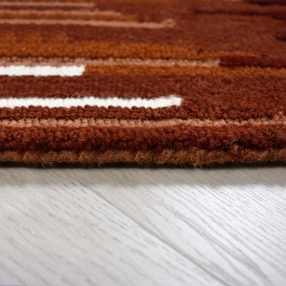 Seren Abstract Wool Rug – image 4