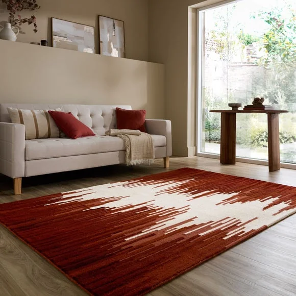 Seren Abstract Wool Rug – image 1