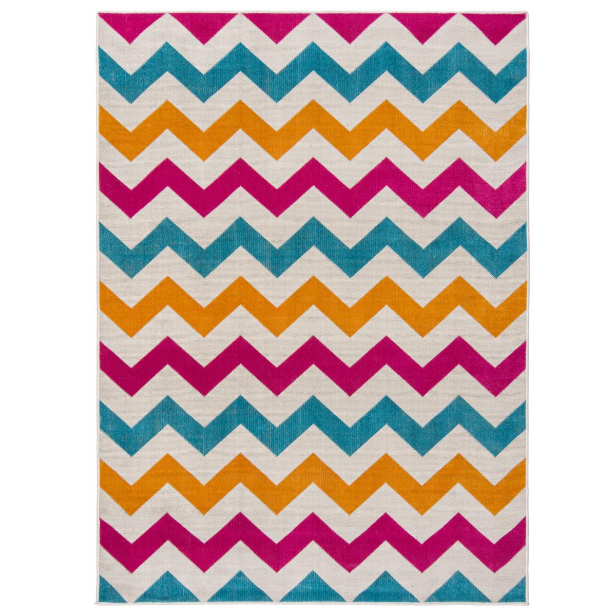 Zigzag Indoor Outdoor Rug MultiColoured – image 2