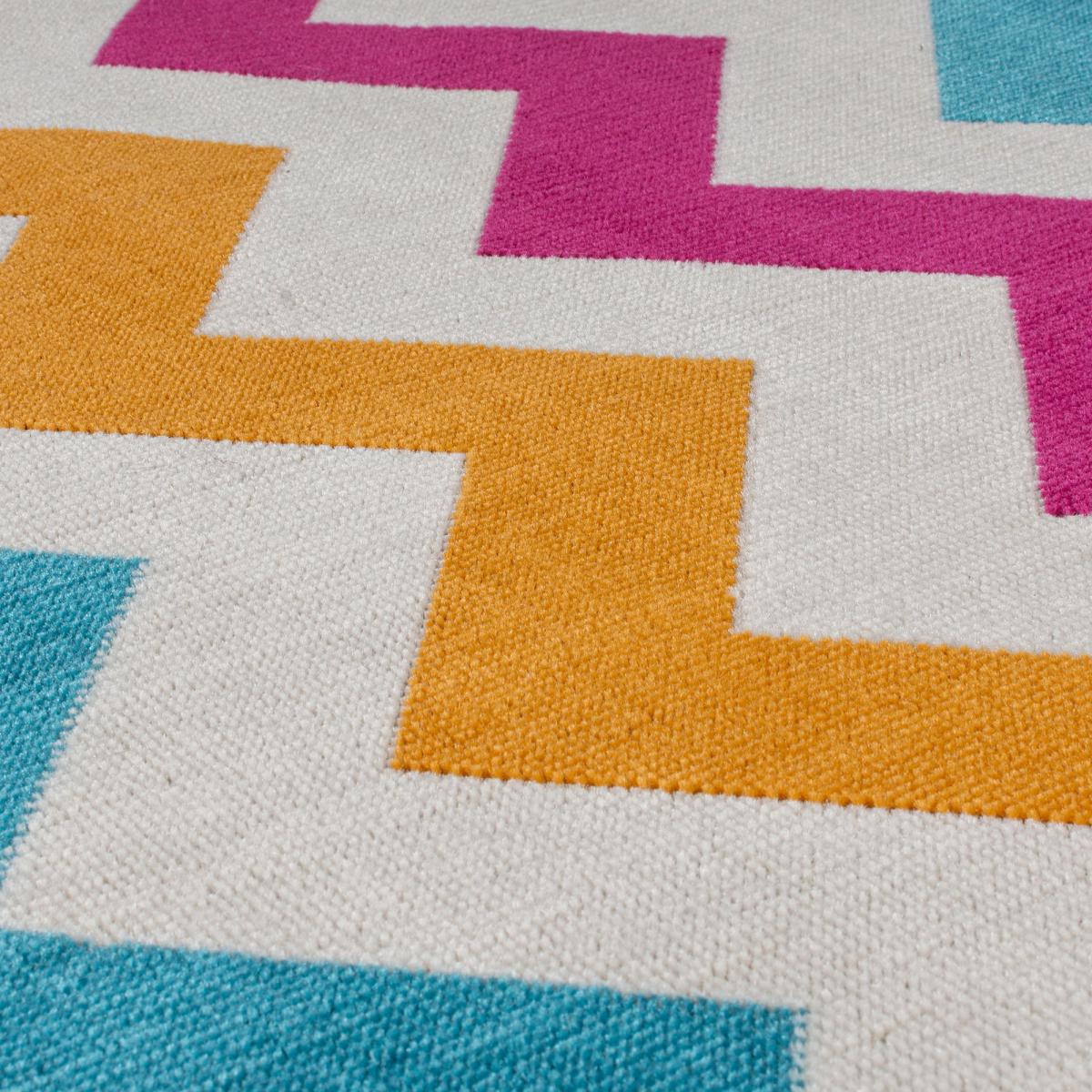 Zigzag Indoor Outdoor Rug MultiColoured – image 3