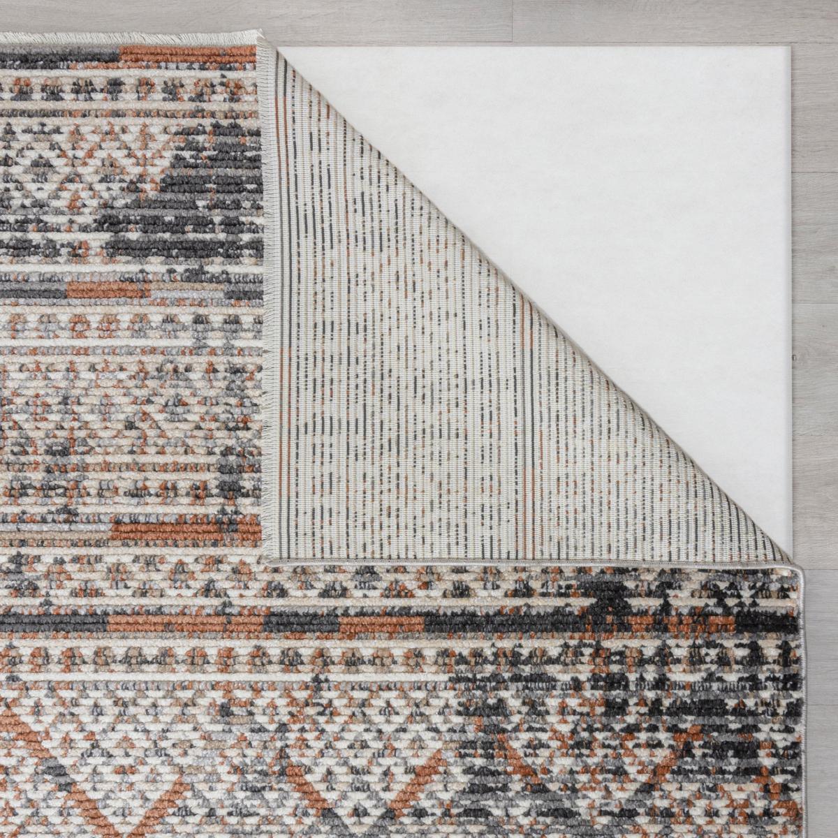 Spencer Flatweave Circle Rug Rust – image 5