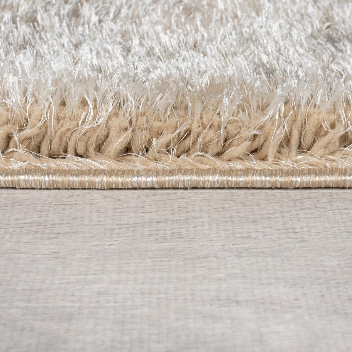 Indulgence Circle Shaggy Rug Indulgence Champagne – image 4