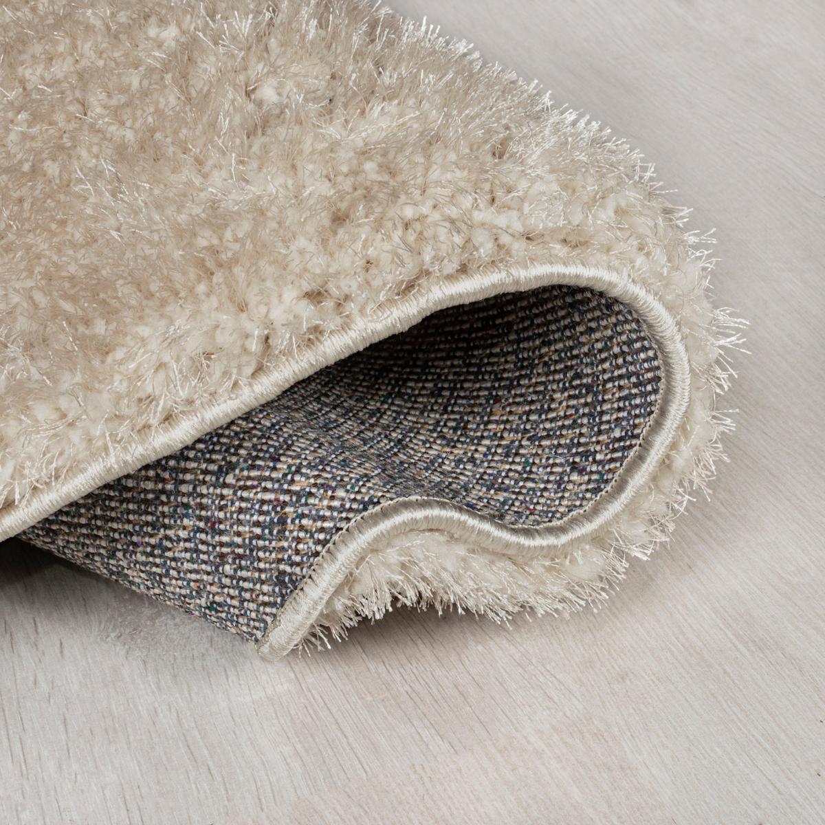 Indulgence Circle Shaggy Rug Indulgence Champagne – image 5