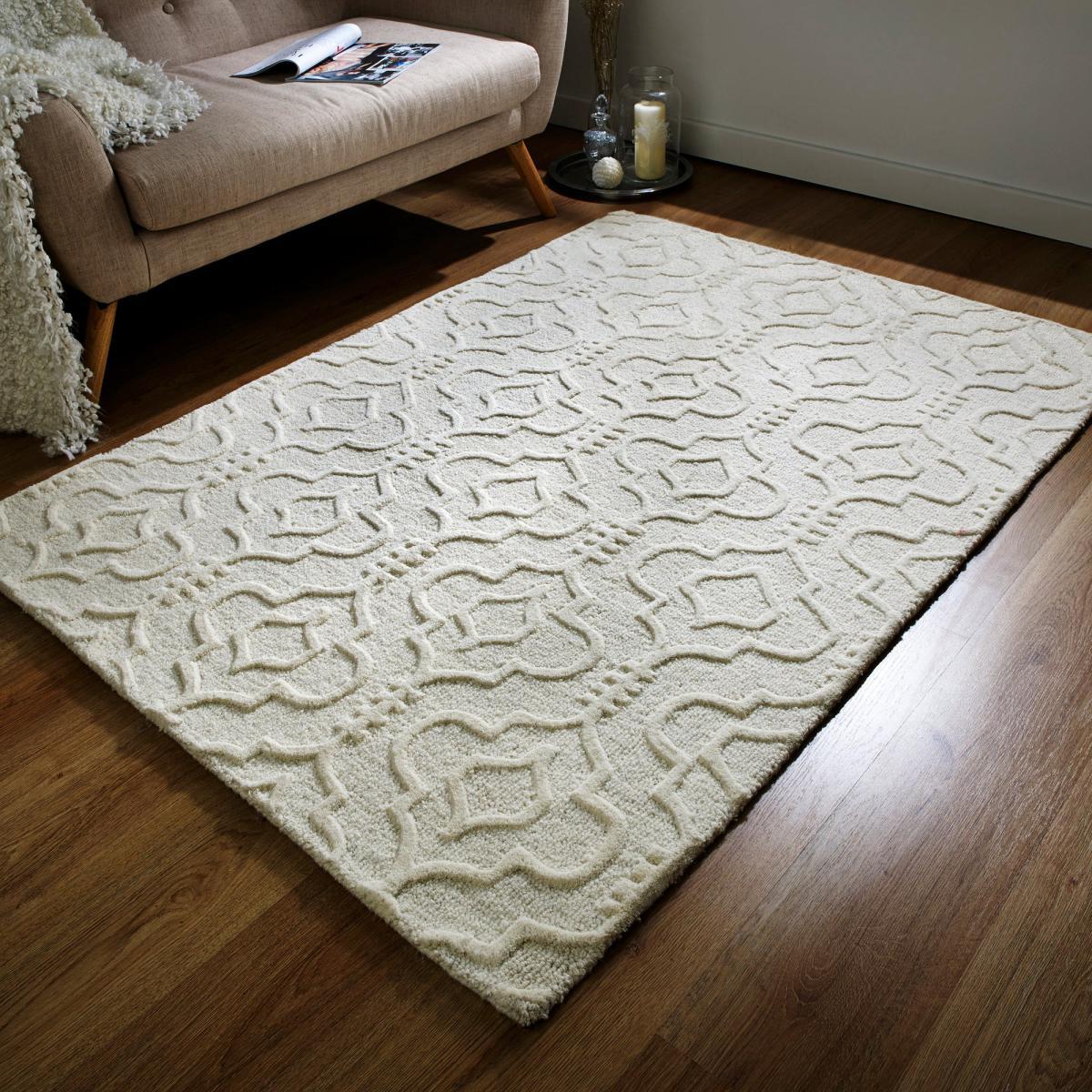 Cream Moorish Marrakech Geometric Rug Cream – image 1