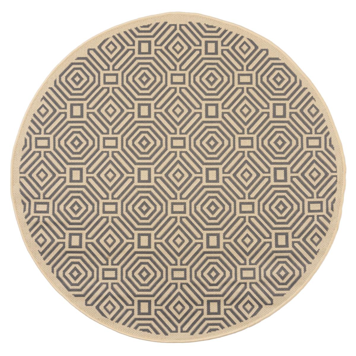 Vita Circle Indoor Outdoor Rug Beige – image 2