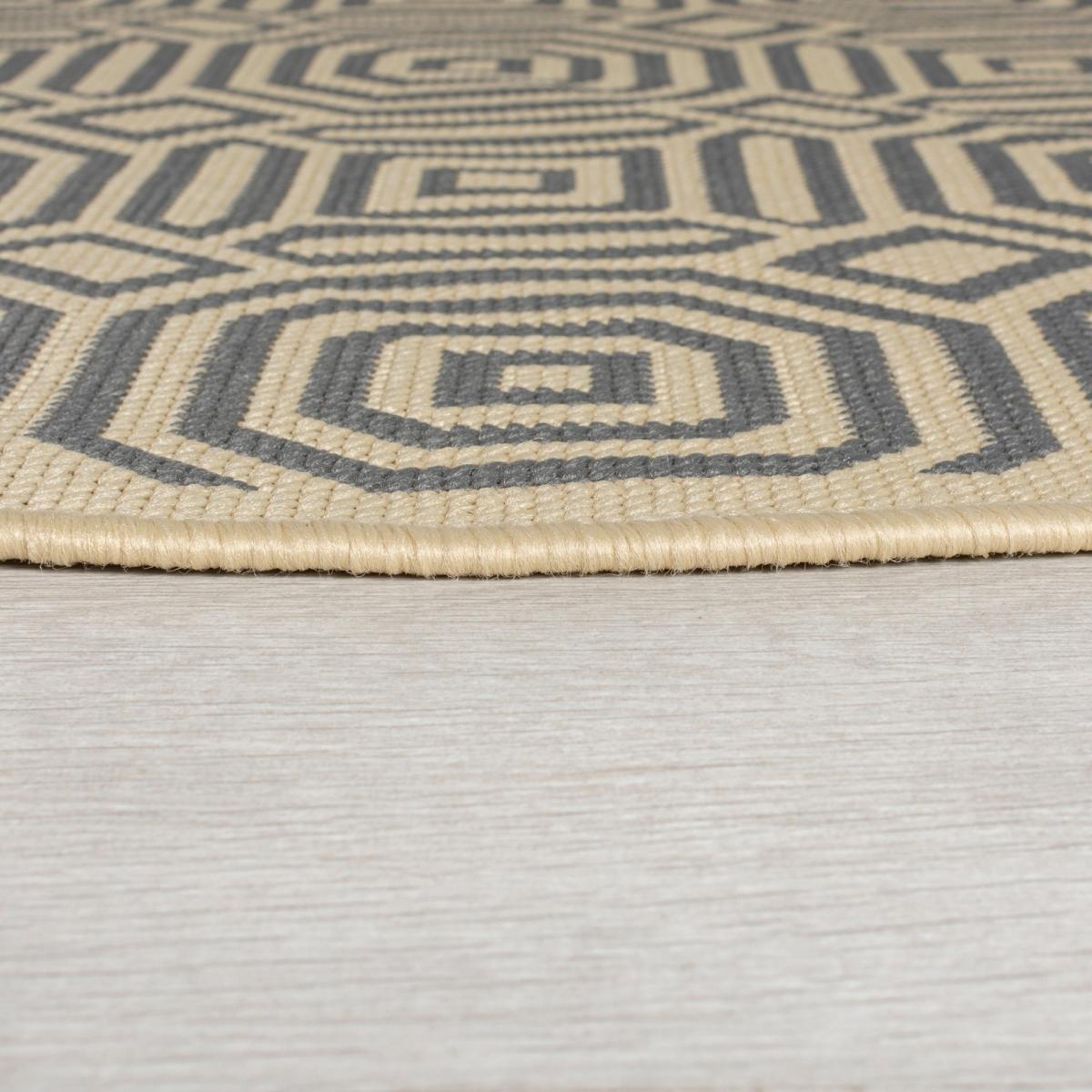 Vita Circle Indoor Outdoor Rug Beige – image 4