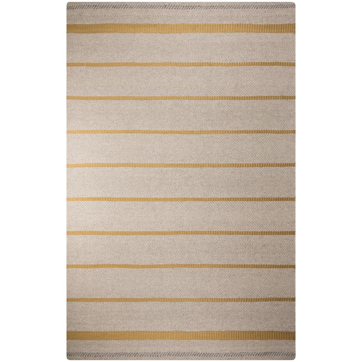 Terra Stripe Flatweave Rug Yellow and Grey – image 4