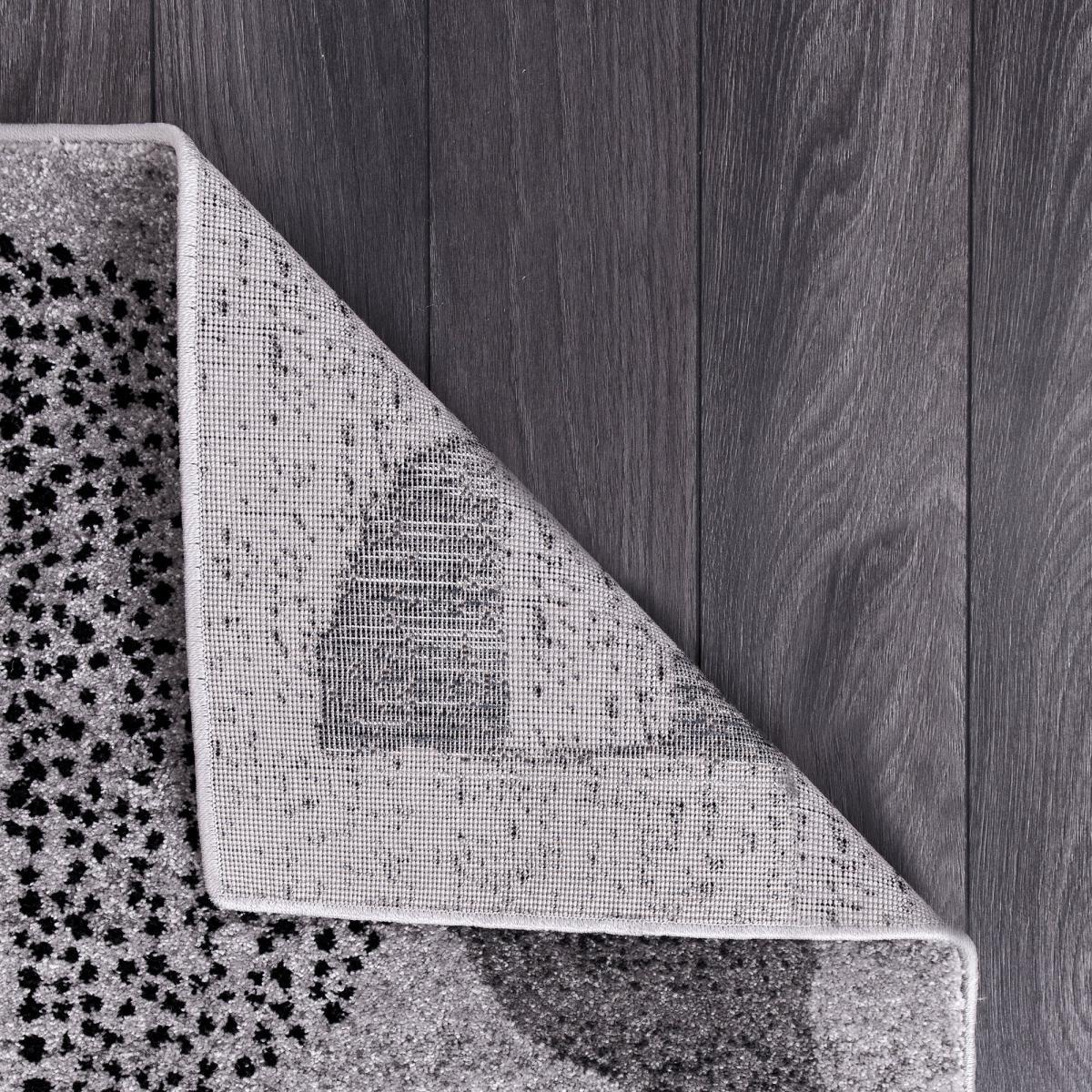 Elements Grey Alton Geometric Rug Grey – image 3