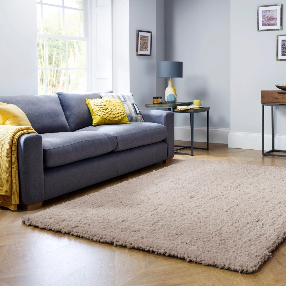 Bertie Shaggy Rug Natural – image 1