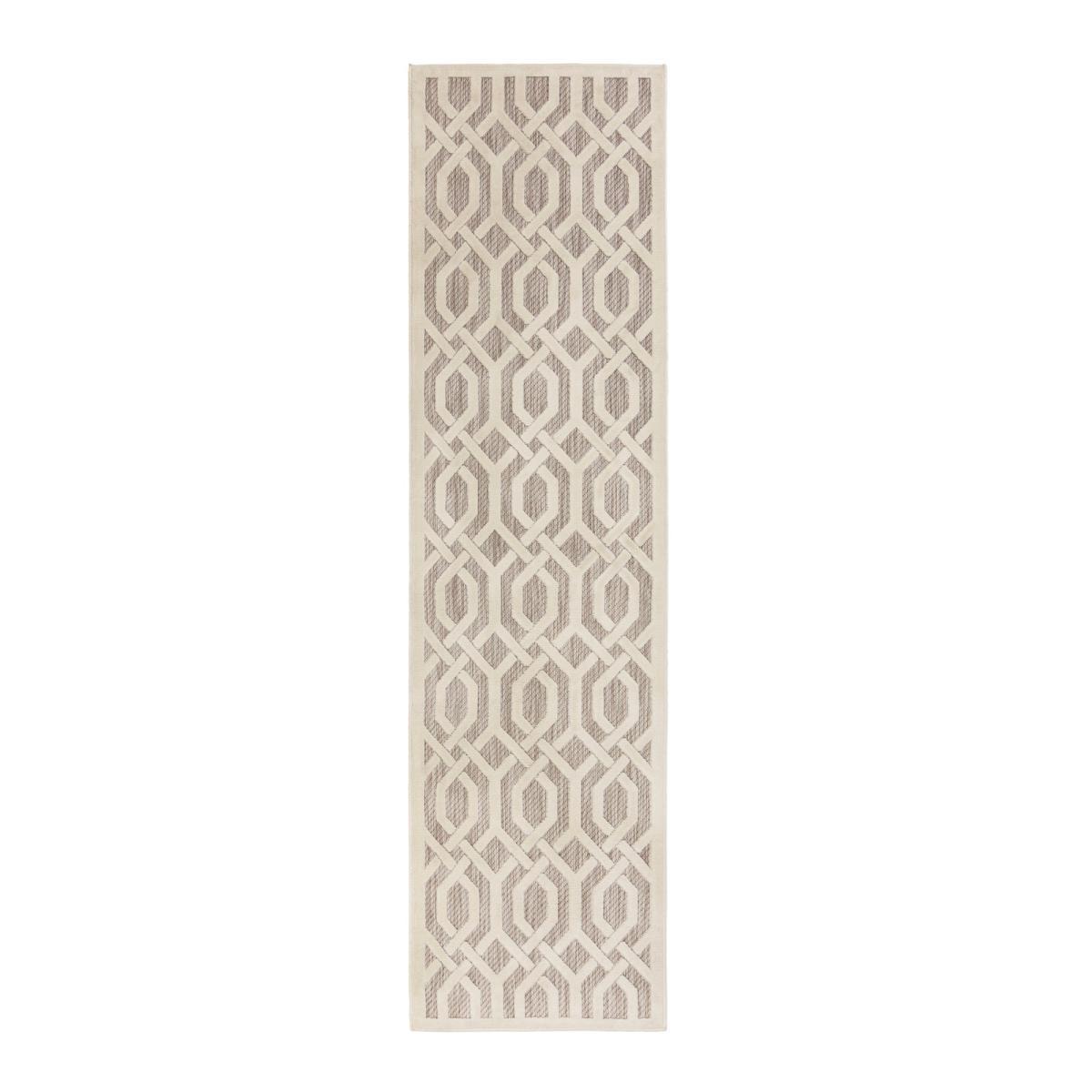 Mondo Geometric Indoor Outdoor Runner Brown – image 3